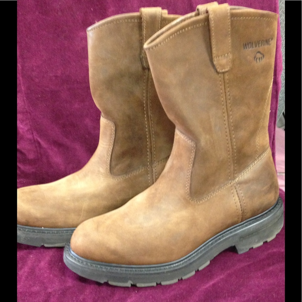 Wolverine leather boots